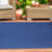 Neufeld Hand-Braided Denim Blue Indoor/Outdoor Area Rug-407448292