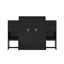 Grand lit escamotable avec bureau, coiffeuse et armoires-347981014