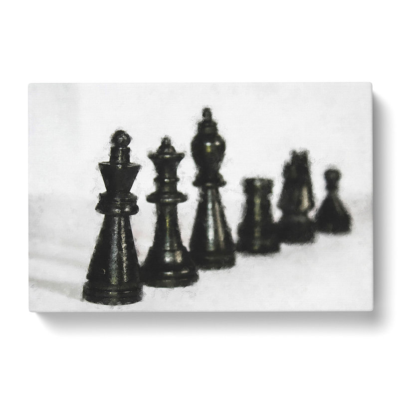 Chess Pieces Vol.1 - Wrapped Canvas, 50cm H x 76cm W x 3cm D