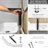 Stylish Single-Handle 11" Matte Black Gold Vessel Bathroom Faucet-124824920
