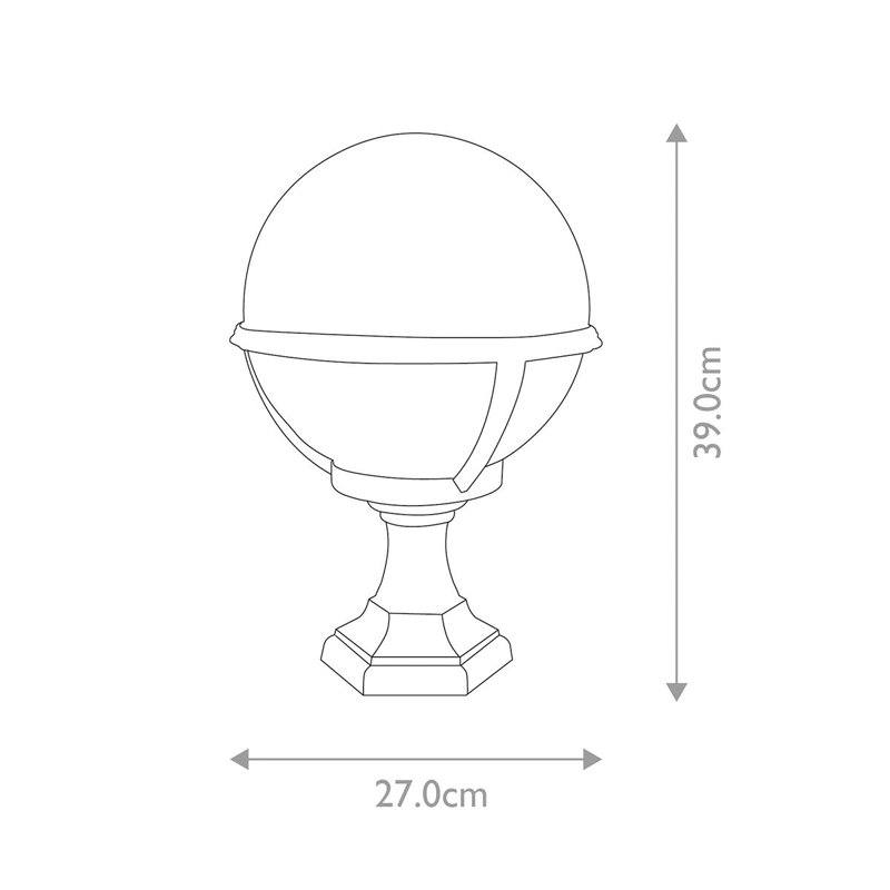 Viane Transparent Pier Mount Light