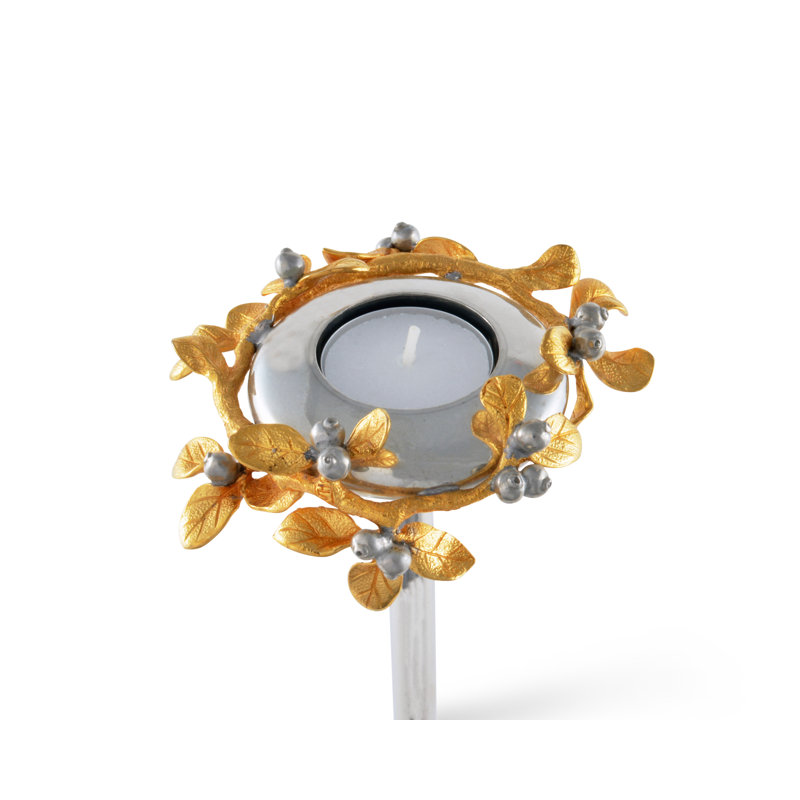 Majestic Forest Candlestick, 12" H x 6" W x 6" D