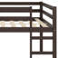 Lit mezzanine en bois avec échelle-683247109