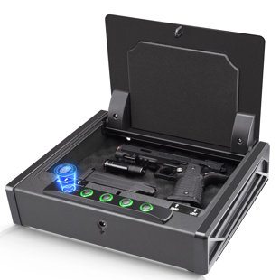 Coffre-fort pour armes à feu numérique avec verrouillage biométrique à accès rapide SOULYI 3