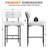 Osborne 26" H Upholstered Bar Stools Counter Height Bar Stools With Adjustable Foot Pads-107152734-106754200