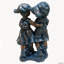 Ensemble de statue de jardin en oxyde de magnésium pour garçon et fille, ornement d'extérieur pour la cour, la pelouse et le patio
