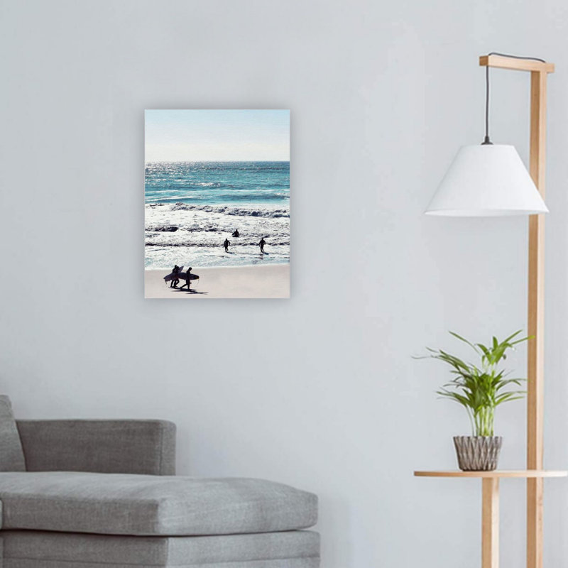 «Blue Surfers Paradise», art mural sur toile 24 x 18 po