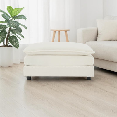 Repose-pieds en chenille moderne