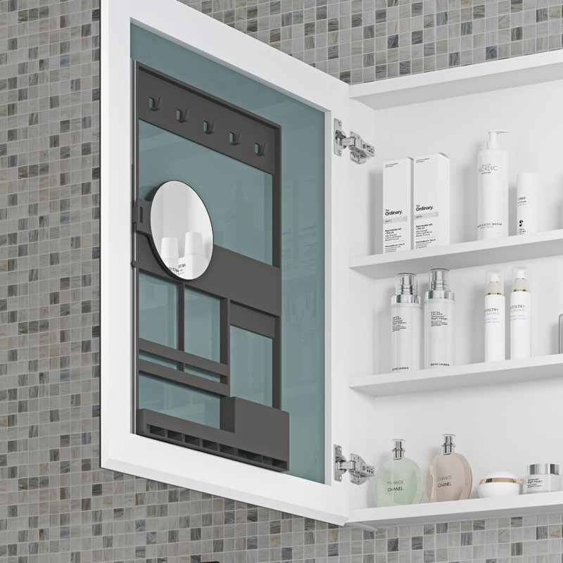 Pharmacie à miroir sans cadre l 48 po x H 30 po