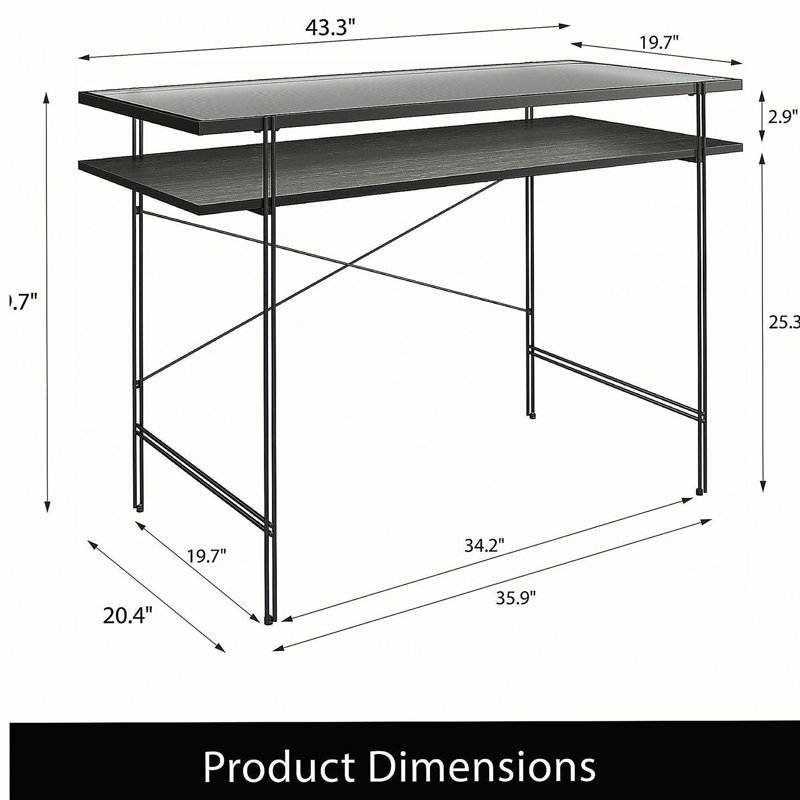 Bureau d'ordinateur Vance