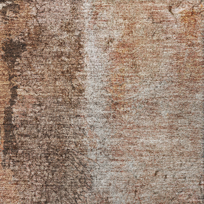 Tapis à poil long de qualité supérieure lavable à la machine ADS605, Paprika, 10' x 14'