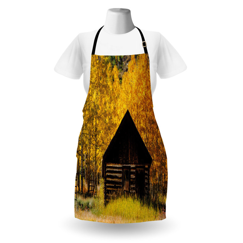 No Pattern Bib Apron