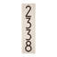 Mid-century Modern Herringbone Vertical Wall Plaque-262655177-262618528
