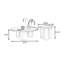 Ensemble de tables basses rondes en bois massif Burlywood