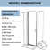 24-25 3/8 in.W x 72 in.H Pivot Frameless Glass Shower Door