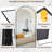 Arched  Metal Oversized Full-Length Mirror-1999766904-1996041865