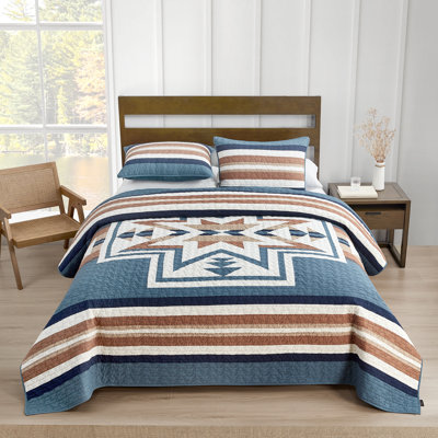 Silver City Quilt Blue Mirag Blue Mirage