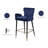 Briannan Upholstered Velvet Counter Stool with Solid Wood Frame-40743209