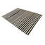 Tapis noir et blanc Ivey