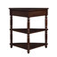 Table de coin 34,03 po Triangle