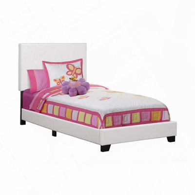 Faux Leather Upholstered Platform Bed