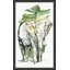 Elephant And Palms Print