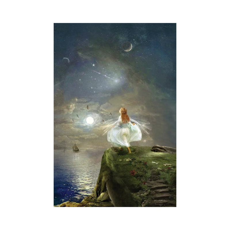 Où que vous soyez - Giclée sur toile tendue avec châssis