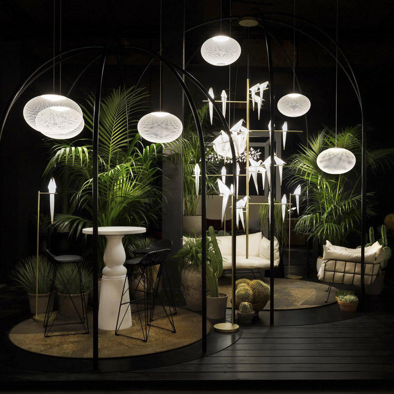 NR2 1 - Light LED Pendant, White, Medium