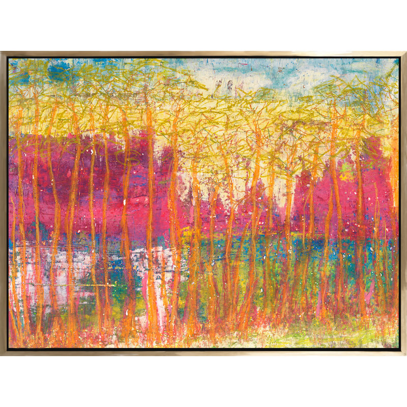 Summer Light Through The Trees Painting