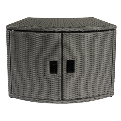 Boîte de rangement en osier Spa