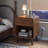 Night Stand Set of 2 with Drawer,Modern Wood Nightstand,15.7"D X 17.7"W X 24"H