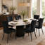 Chaise d'appoint rembourrée en similicuir-130123159-130123158