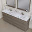 Ensemble de meuble-lavabo double 84 po Arjina-473727004