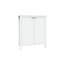 Armoire de rangement pour salle de bain et salle de lavage à deux portes avec tablette réglable RiverRidge Madison-770264172