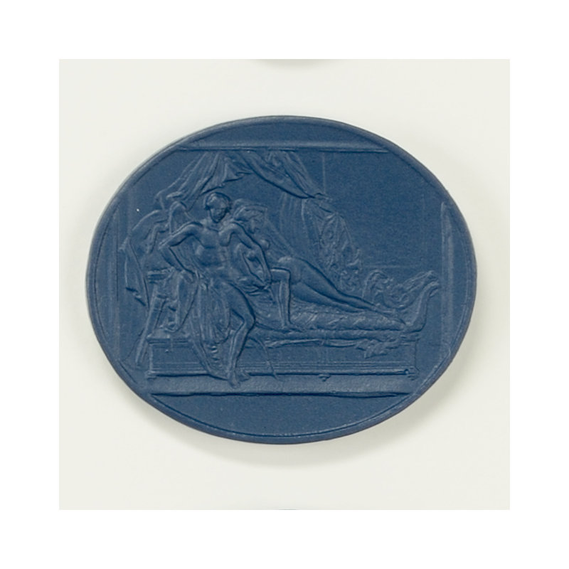 Intaglios In Blue Print