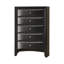 Aslan Black 5-Piece Storage Bedroom Set