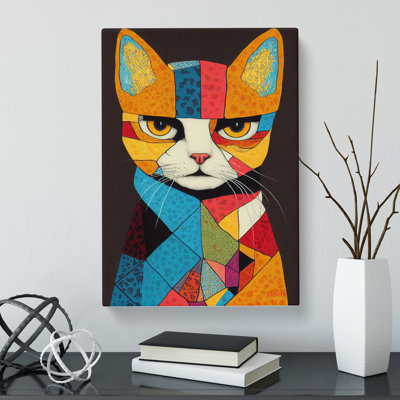 Cat Patchwork Vol.1 - Wrapped Canvas