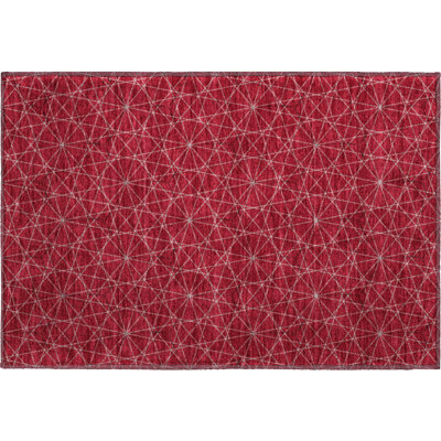 Premium Machine Washable Naglee AMF987 Geometric Rug