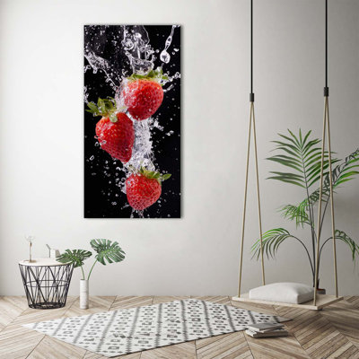 Strawberries - Wrapped Canvas Print