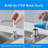 21.7 in Kitchen Sink Stainless Steel Single Bowl Sink with Pulldown Faucet-113718654