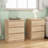 Set of 2 Wooden Nightstand with 3 Drawers-2128318310-2128318305