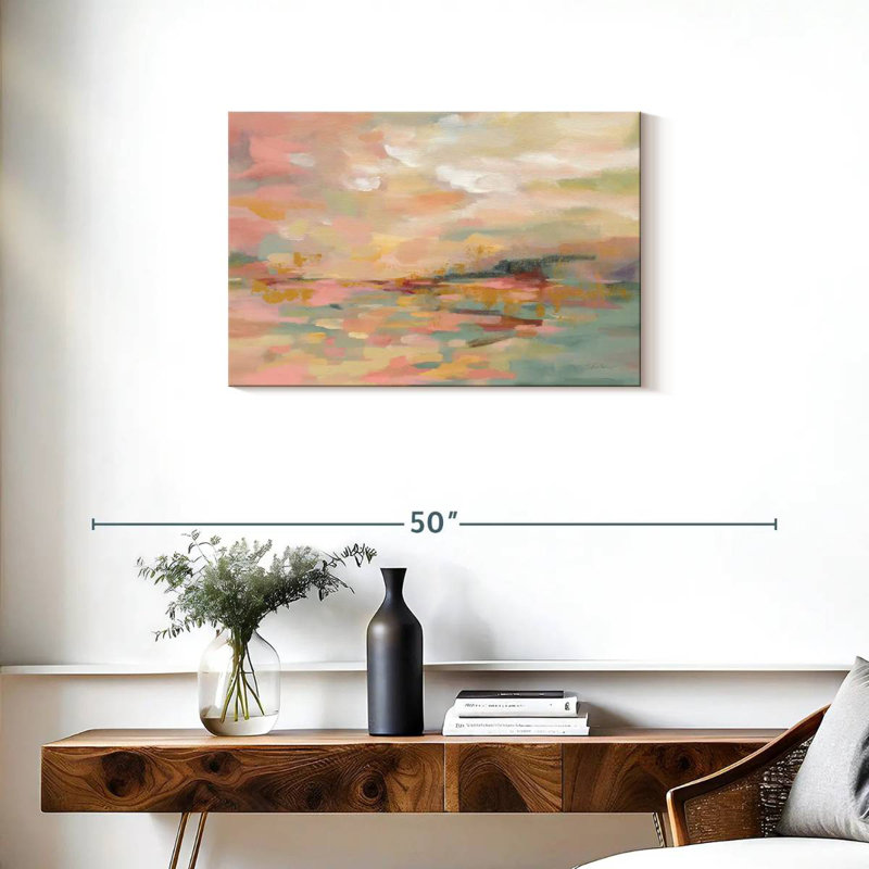 Avery Pink Waves, 20" H x 30" W