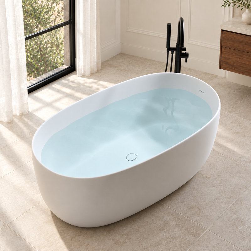 Baignoire de trempage autoportante 47 po