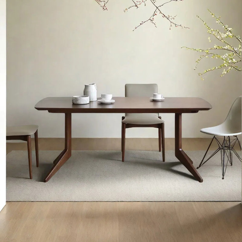 Simple style rectangular dining table, 29.53"H x 55.12"L x 31.5"W
