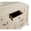 Table de chevet 1pc blanc antique
