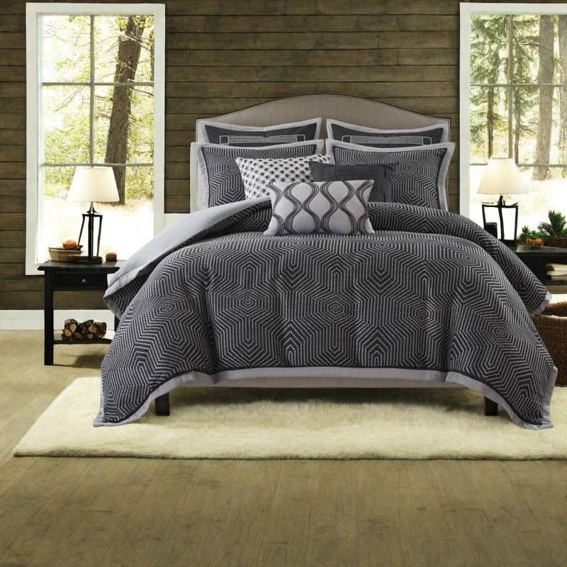 Ensembles de literie de qualité supérieure en jacquard de polyester très grand confort moderne pour la maison