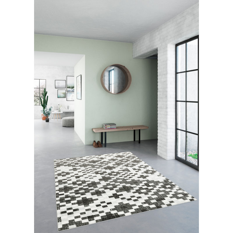 Rubie Machine Woven Grey Indoor Rug