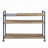 Hankey Etagere Bookcase in Oak and Sandy Black-183771938