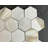 3" x 3" Marble Honeycomb Mosaic Wall & Floor Tile-50872713