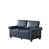 Navy Blue Faux Leather